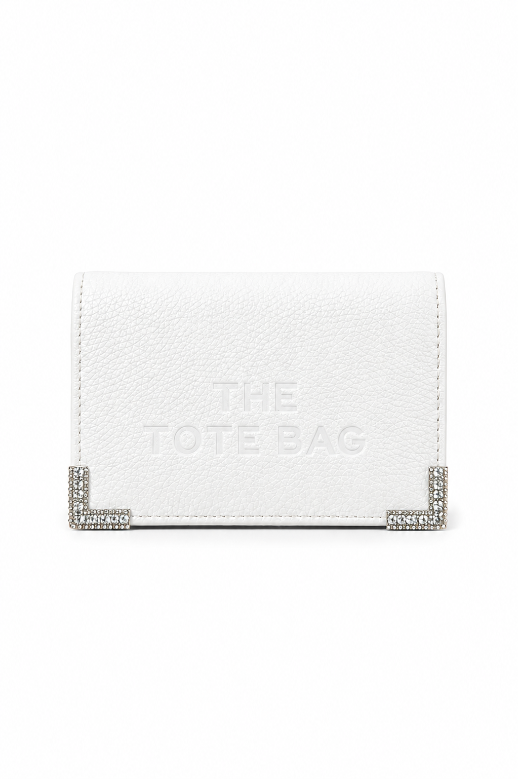 Sparkly Tote Bag Purse White