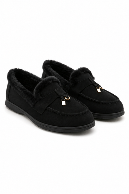 Velvet Crush Loafers Black