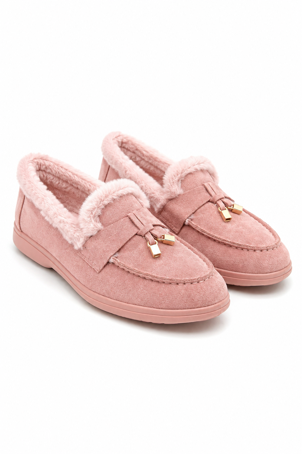 Velvet Crush Loafers Pink