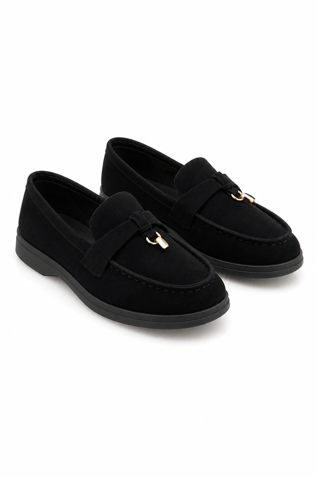 Velvet Crush Refined Ease Slip-On Loafers Black