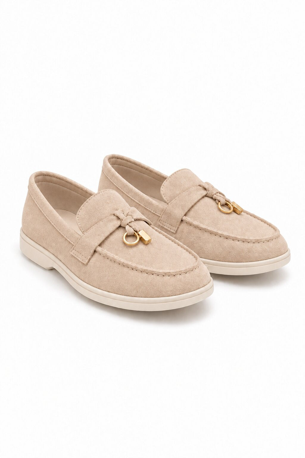 Velvet Crush Refined Ease Slip-On Loafers Nude