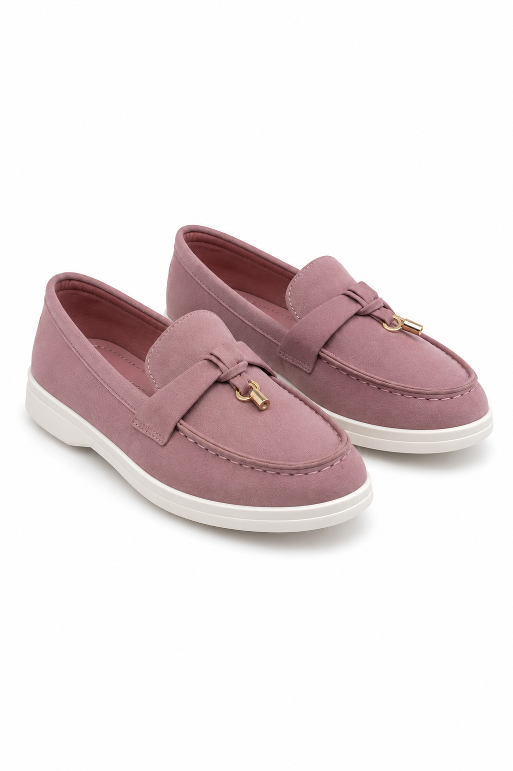 Velvet Crush Refined Ease Slip-On Loafers Pink