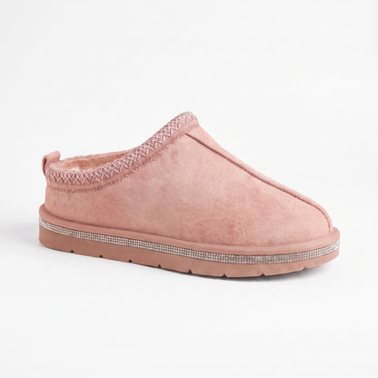 Crystal Platform Tazgirl Faux Fur Lined Slippers Limited Edition Pink