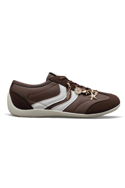Sparkly Charm Horizon Trainers Brown