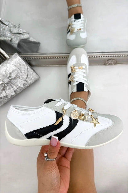 Sparkly Charm Horizon Trainers White