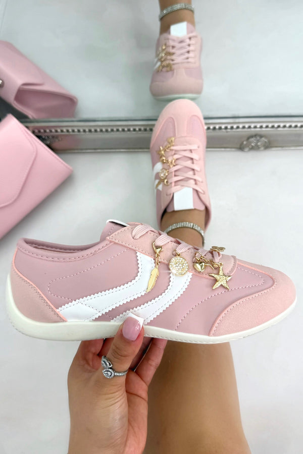 Sparkly Charm Horizon Trainers Pink