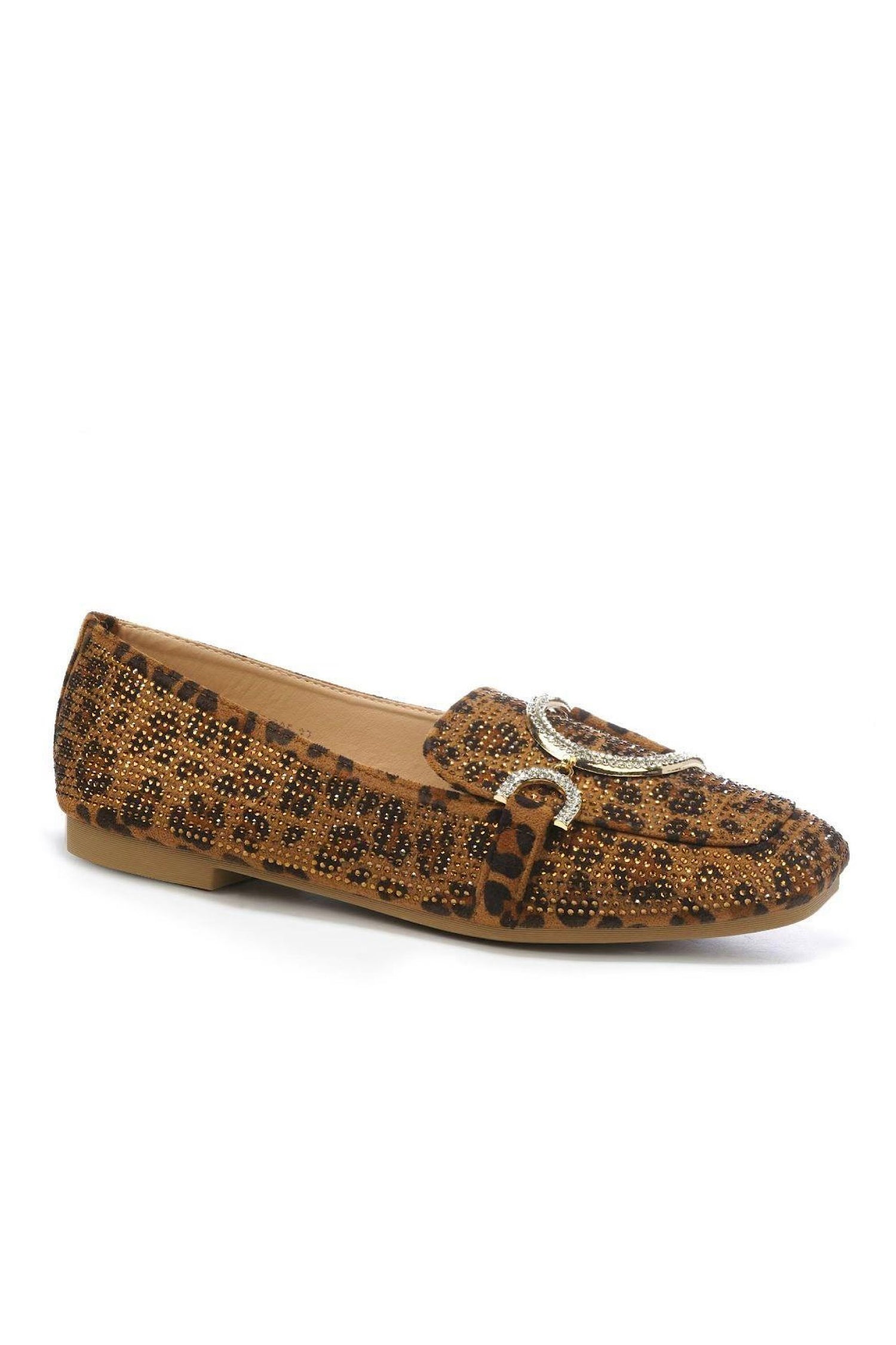 Crystal Imperial Suede Loafers Limited Edition Leopard