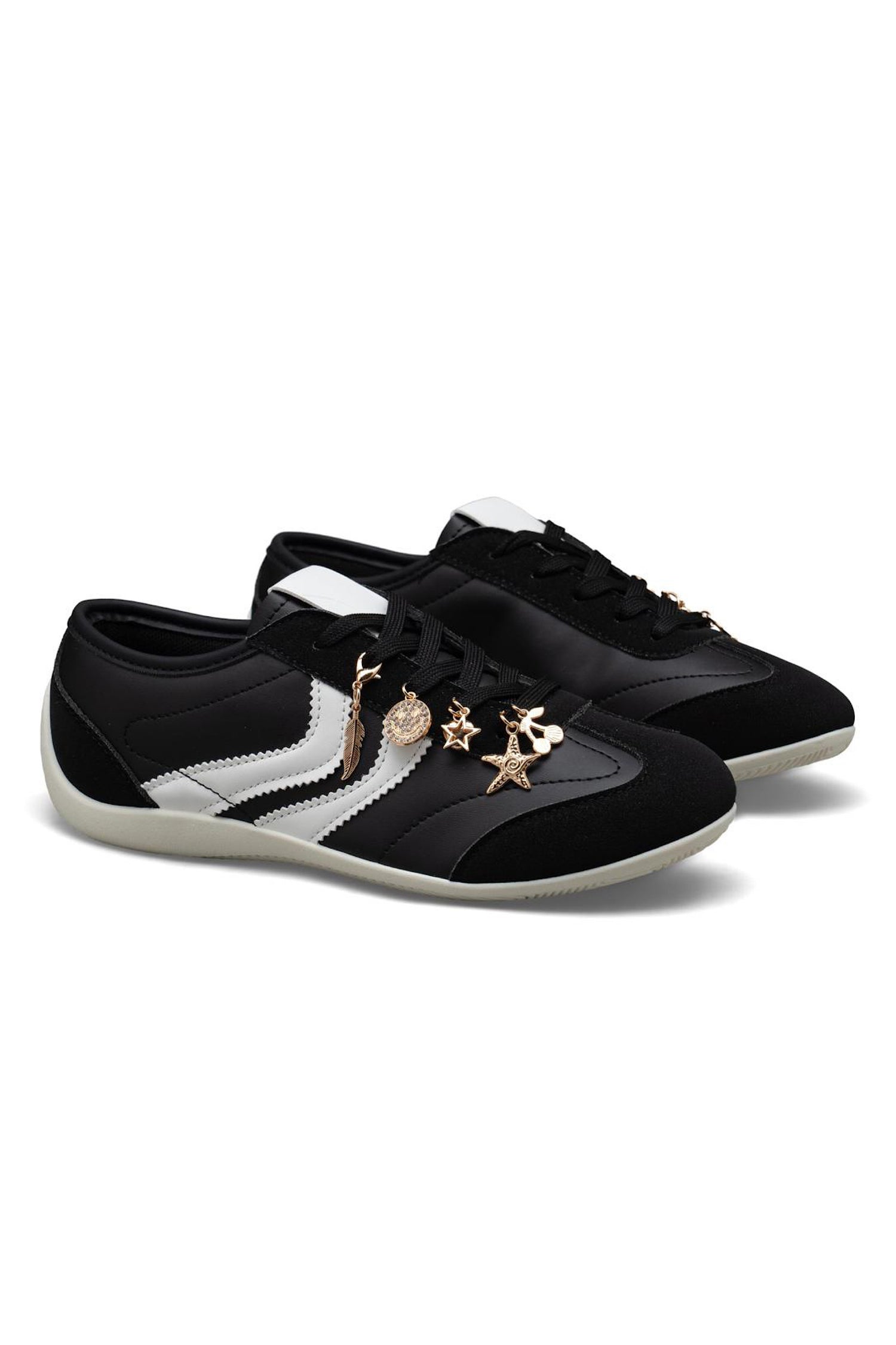 Sparkly Charm Horizon Trainers Black