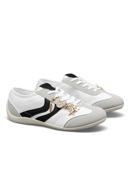Sparkly Charm Horizon Trainers White
