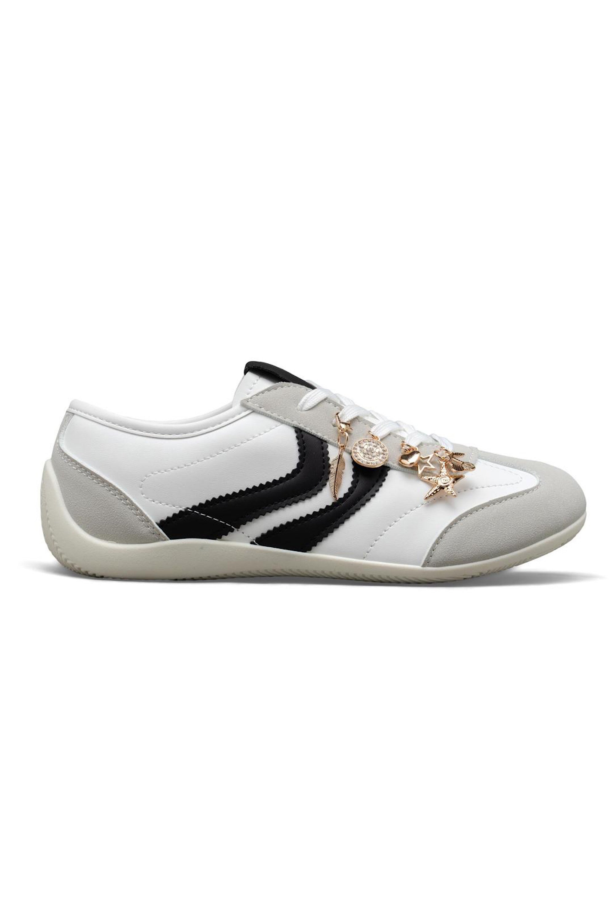 Sparkly Charm Horizon Trainers White