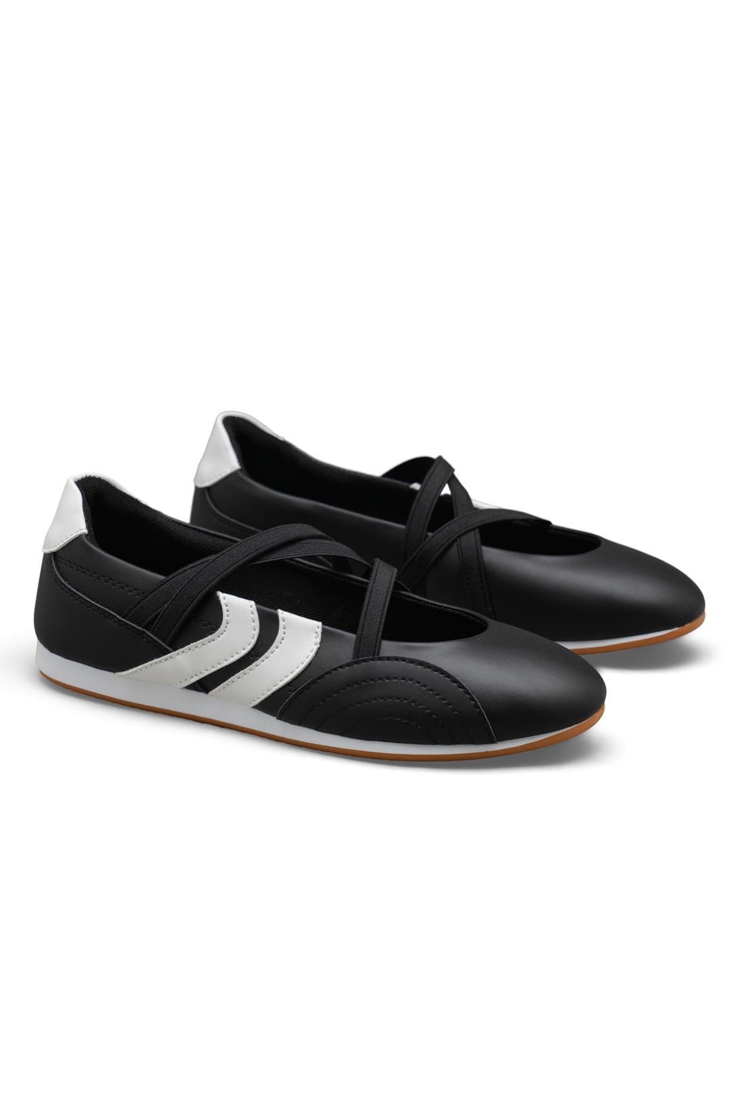 Comfort Mary Jane Asymmetric Strap Trainers Black
